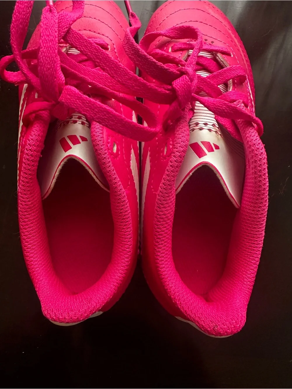 adidas Kids Hot Pink Soccer cleats
